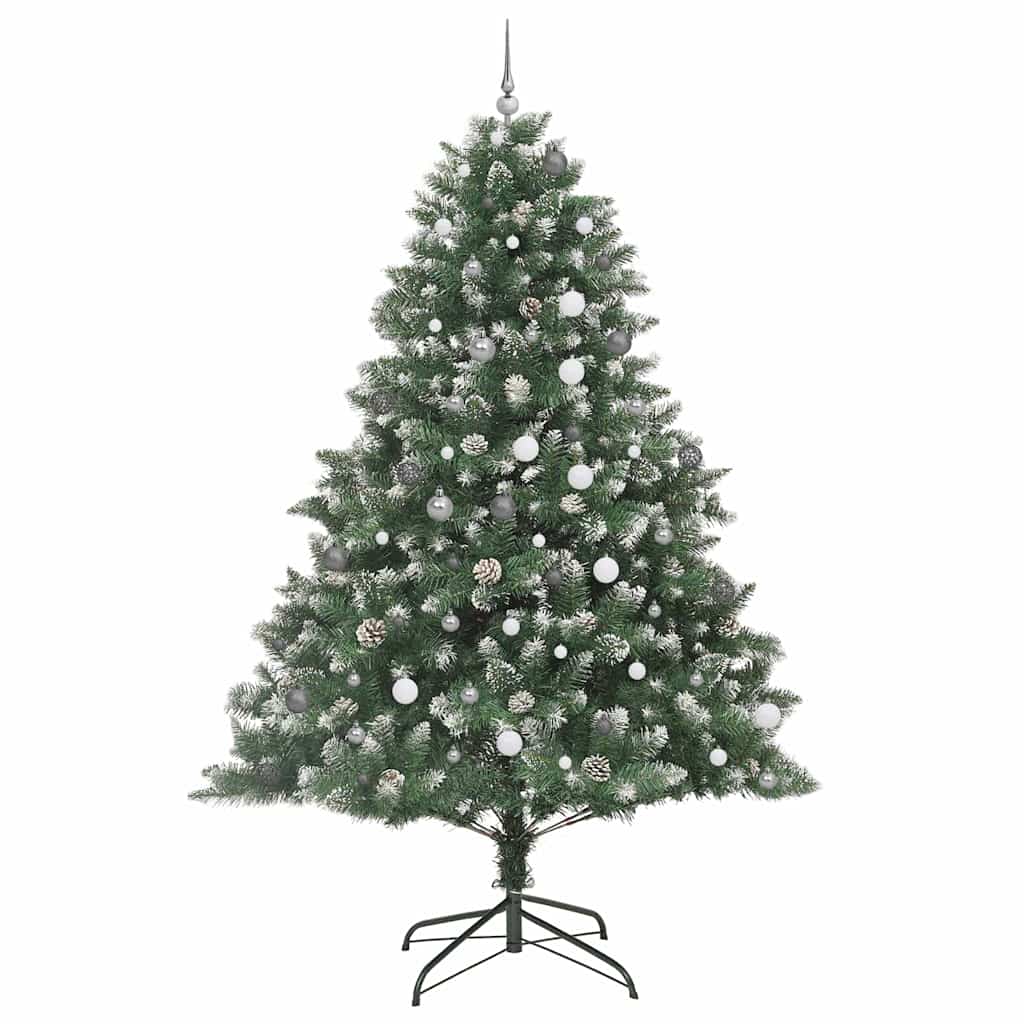 Umjetno božićno drvce Zelena 240 cm PVC, Plastika i Čelik