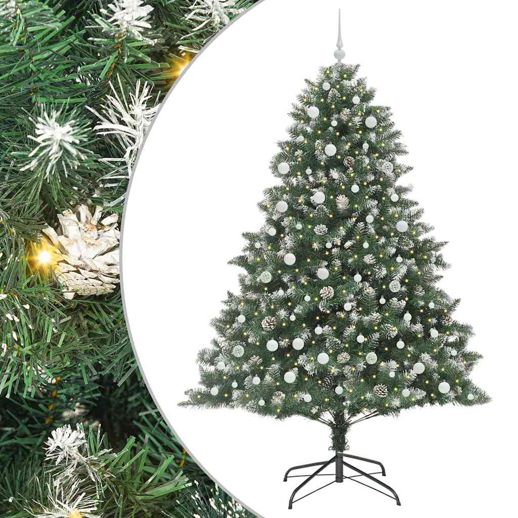 Umjetno božićno drvce Zelena 240 cm PVC, Plastika i Čelik