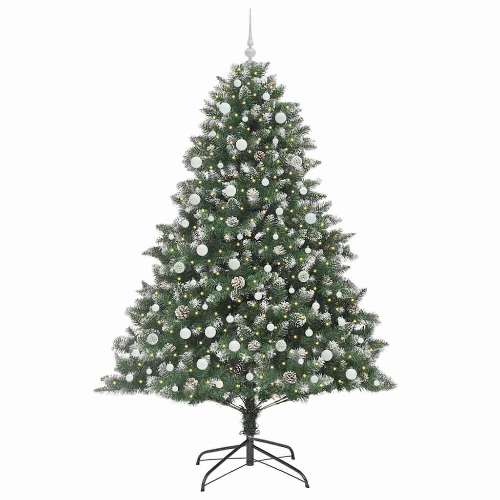 Umjetno božićno drvce Zelena 240 cm PVC, Plastika i Čelik