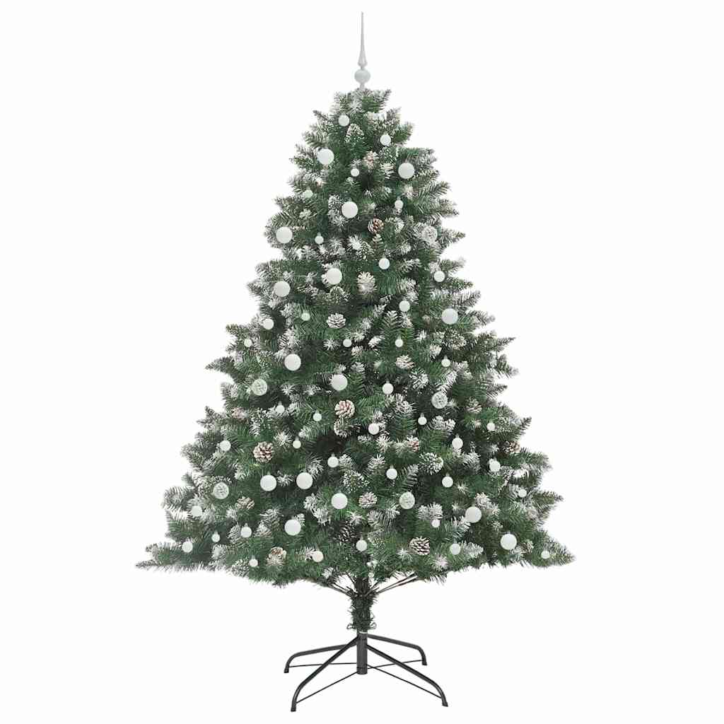 Umjetno božićno drvce Zelena 240 cm PVC, Plastika i Čelik