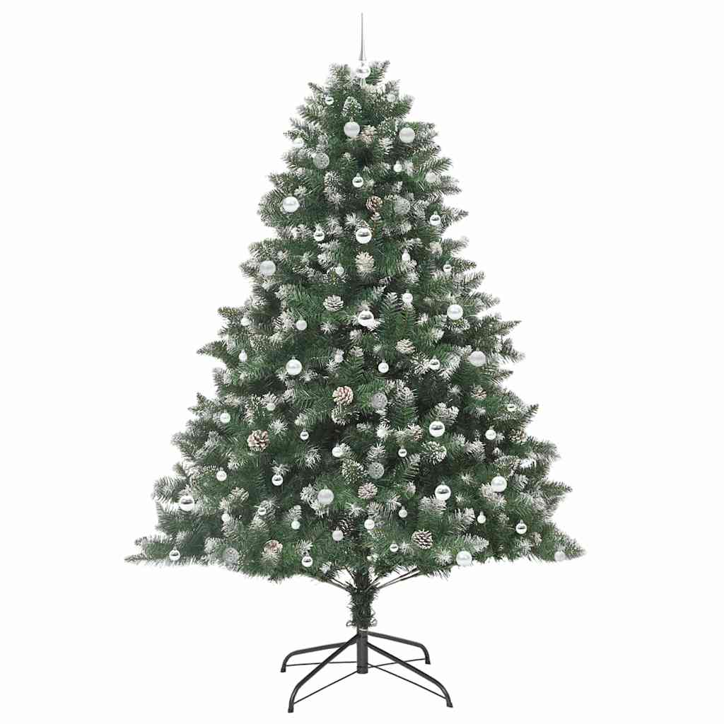 Umjetno božićno drvce Zelena 240 cm PVC, Plastika i Čelik
