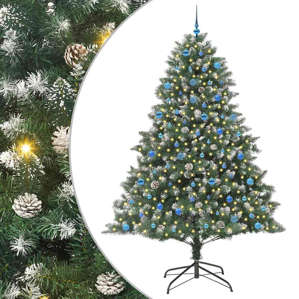 Umjetno božićno drvce Zelena 240 cm PVC, Plastika i Čelik