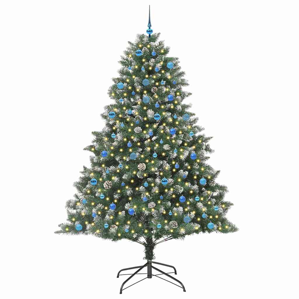 Umjetno božićno drvce Zelena 240 cm PVC, Plastika i Čelik
