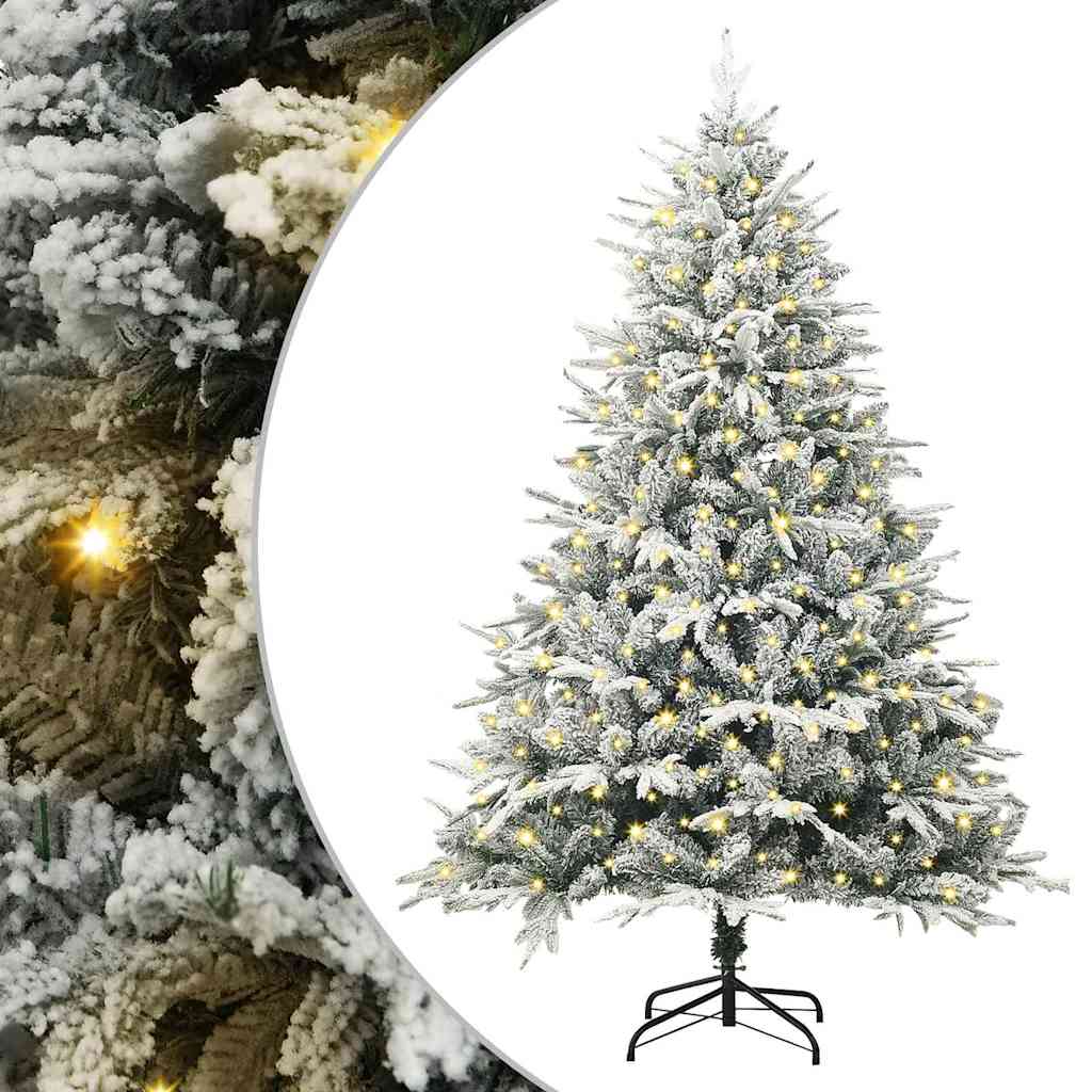 Umjetna božićna jelka s lampicama Zelena 180 cm PVC i PE