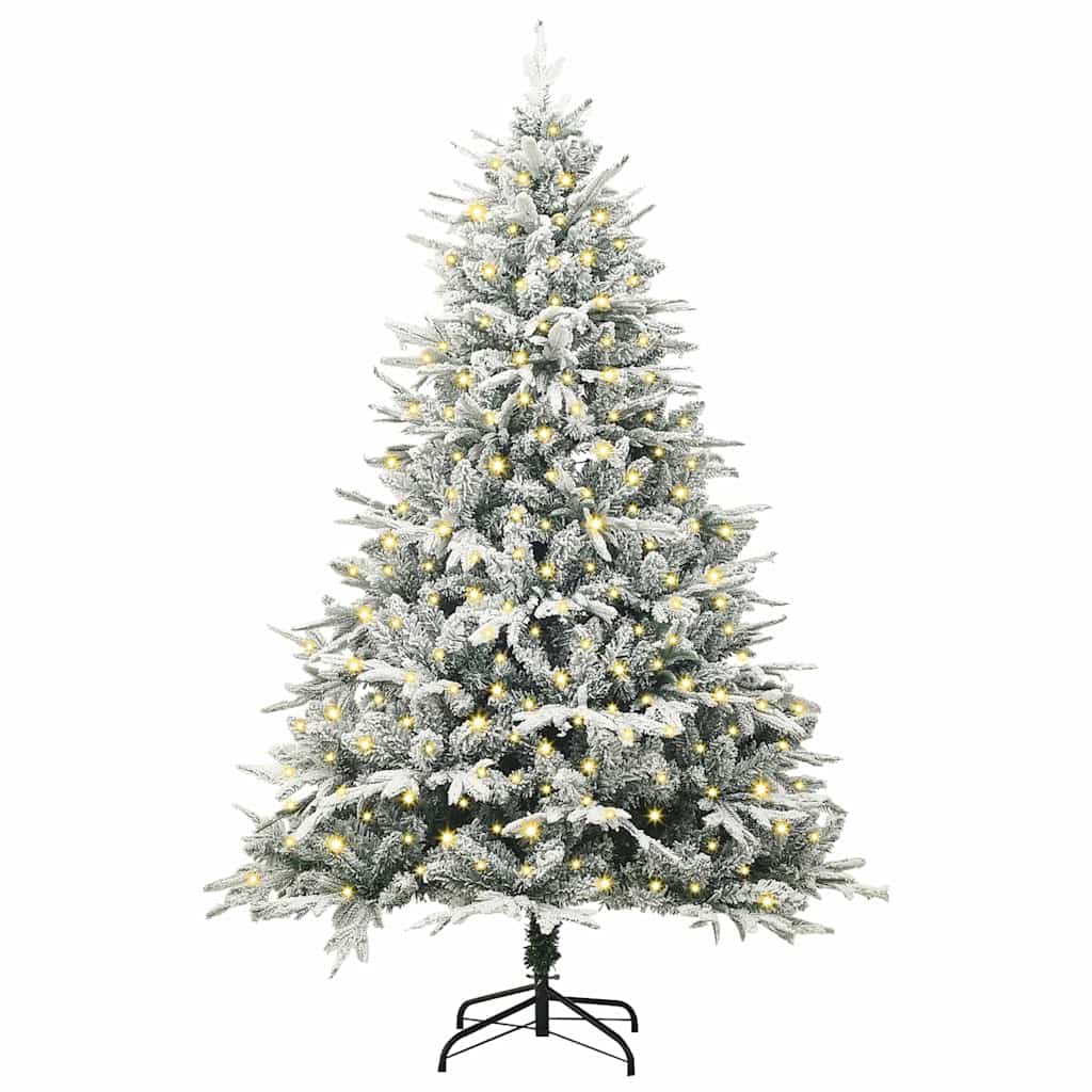 Umjetna božićna jelka s lampicama Zelena 180 cm PVC i PE