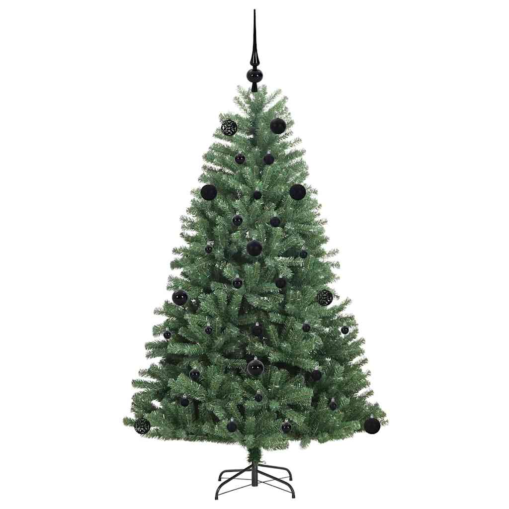 Umjetno božićno drvce s nogom Zelena 150 cm PVC i metal