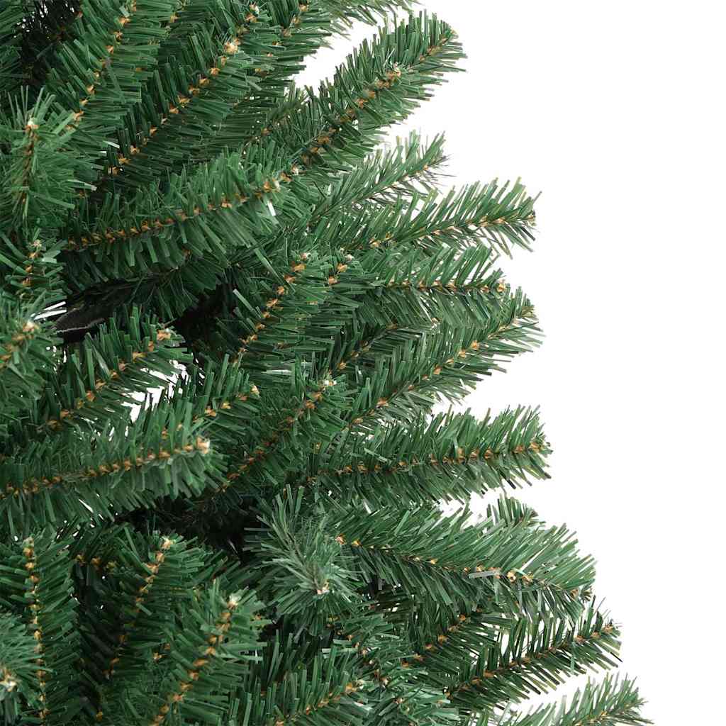 Umjetno božićno drvce s nogom Zelena 150 cm PVC i metal