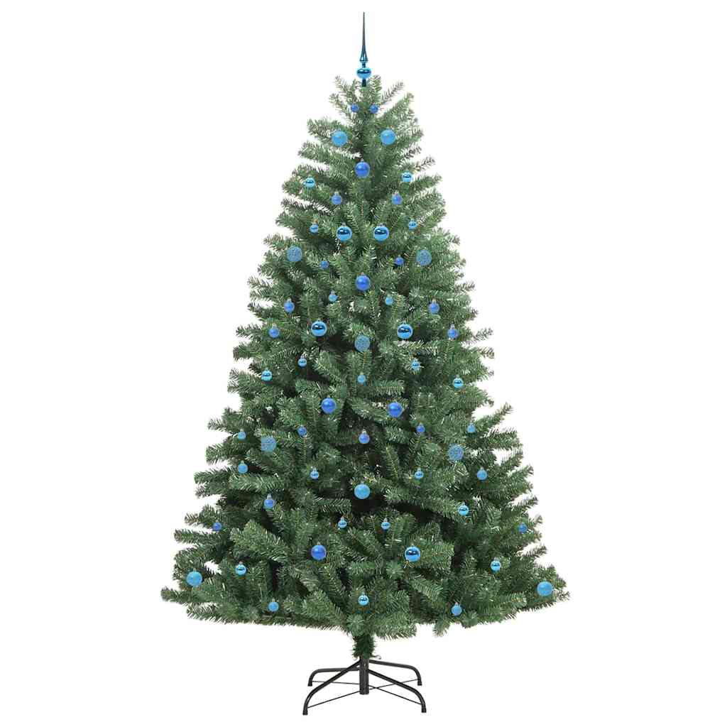 Umjetno božićno drvce s nogom Zelena 240 cm PVC i metal