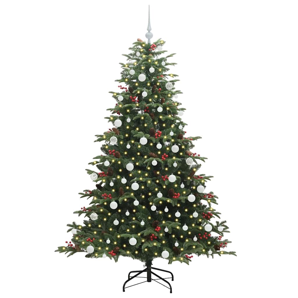 Umjetno božićno drvce Zelena 180 cm PVC i Metal i Plastika