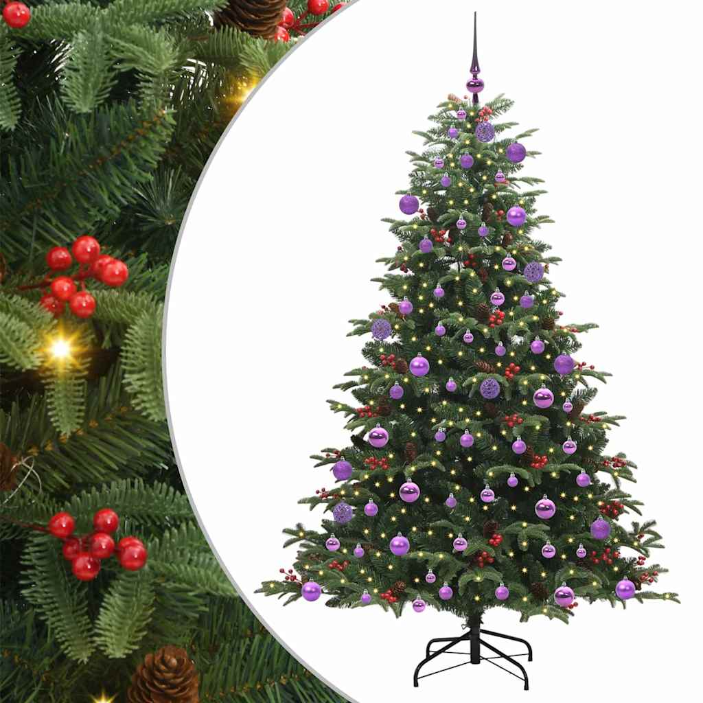 Umjetno božićno drvce Zelena 180 cm PVC i Metal i Plastika