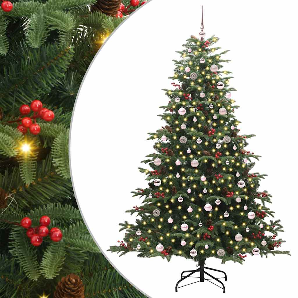 Umjetno božićno drvce Zelena 240 cm PVC i Metal i Plastika