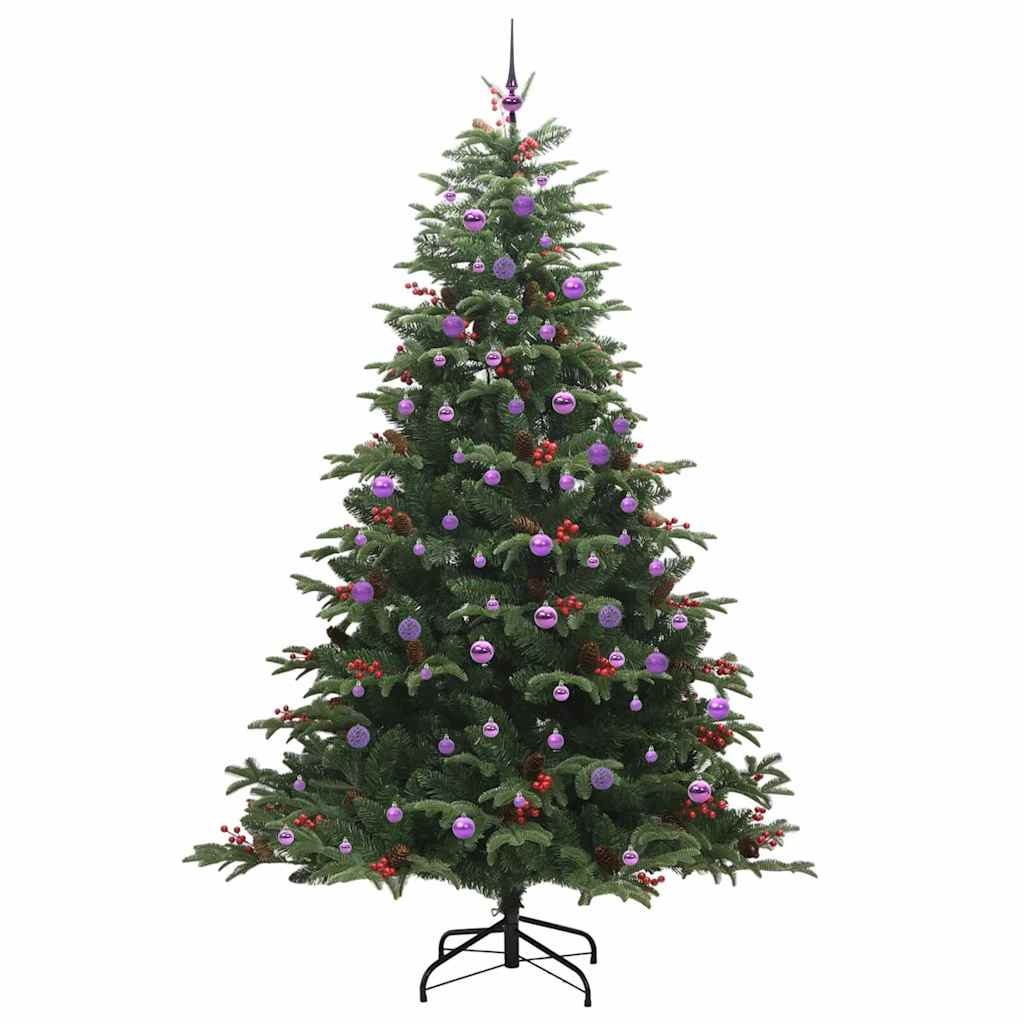 Umjetno božićno drvce Zelena 240 cm PVC i Metal i Plastika