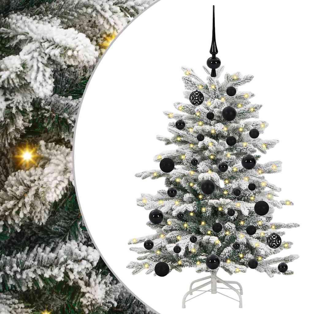 Umjetno božićno drvce s nogom Bijelo 120 cm PE i PVC