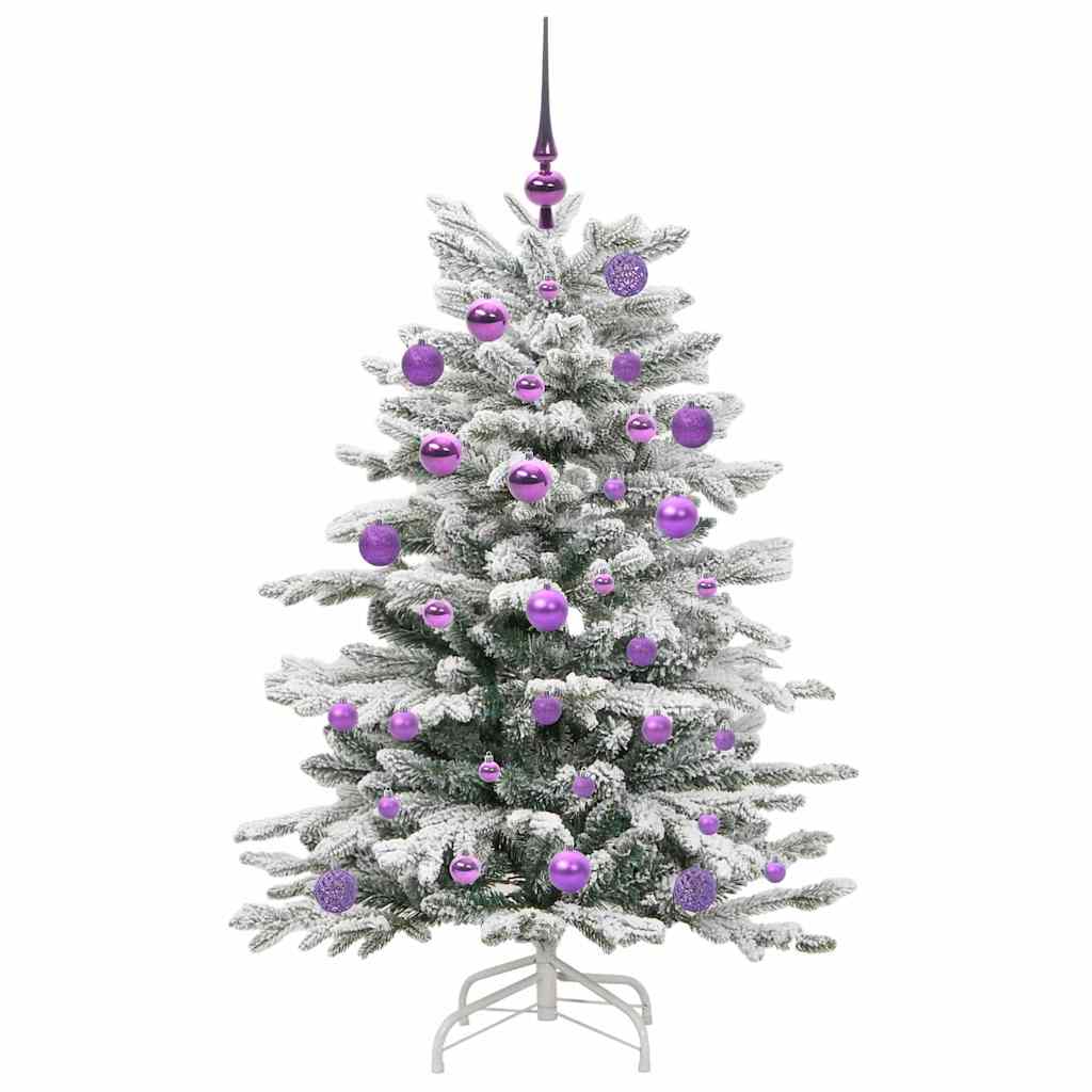 Umjetno božićno drvce s nogom Bijelo 120 cm PE i PVC