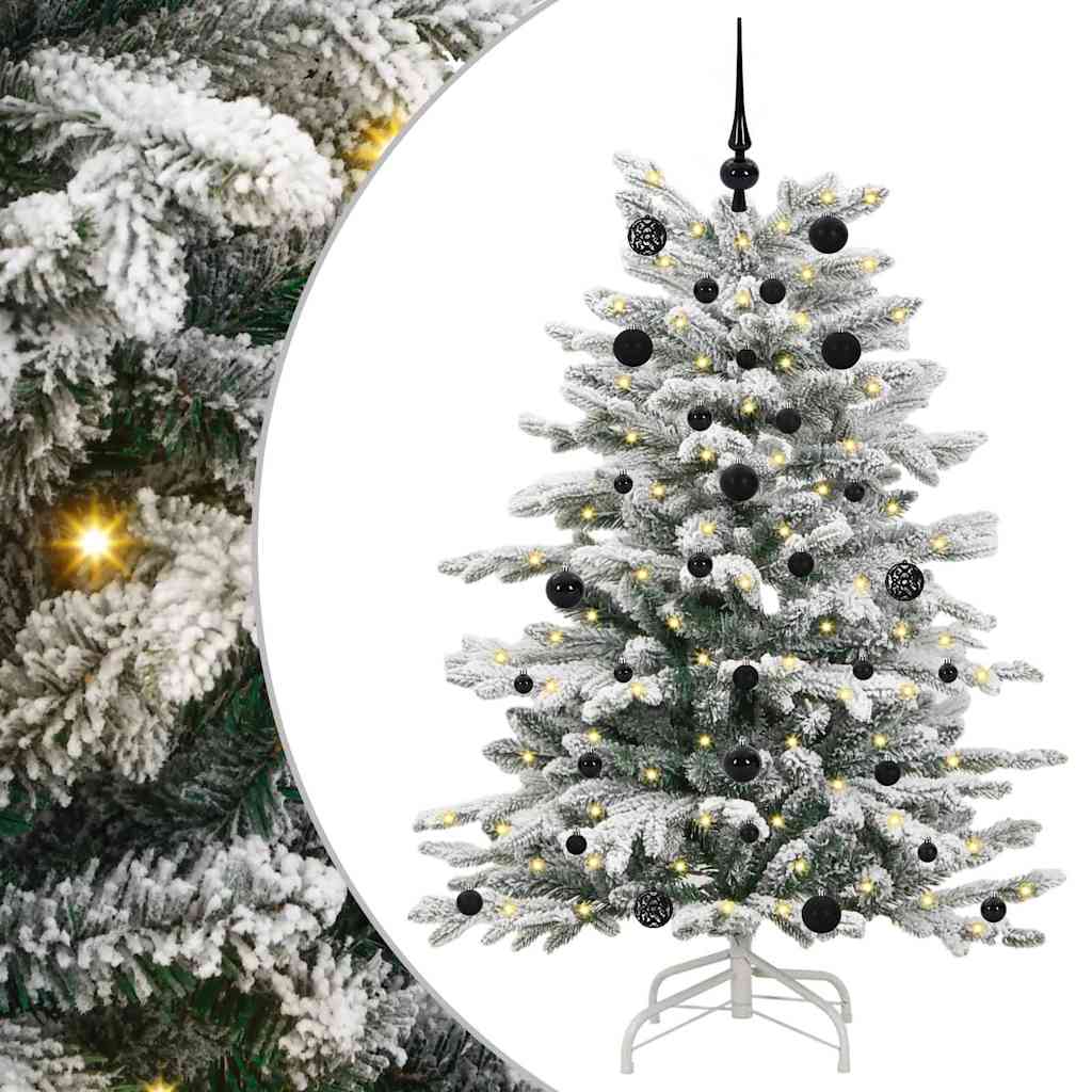 Umjetno božićno drvce s nogom Bijelo 150 cm PE i PVC