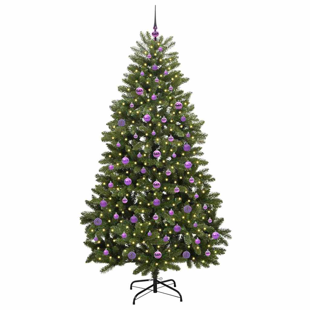Umjetno božićno drvce Zelena 210 cm PVC i metal