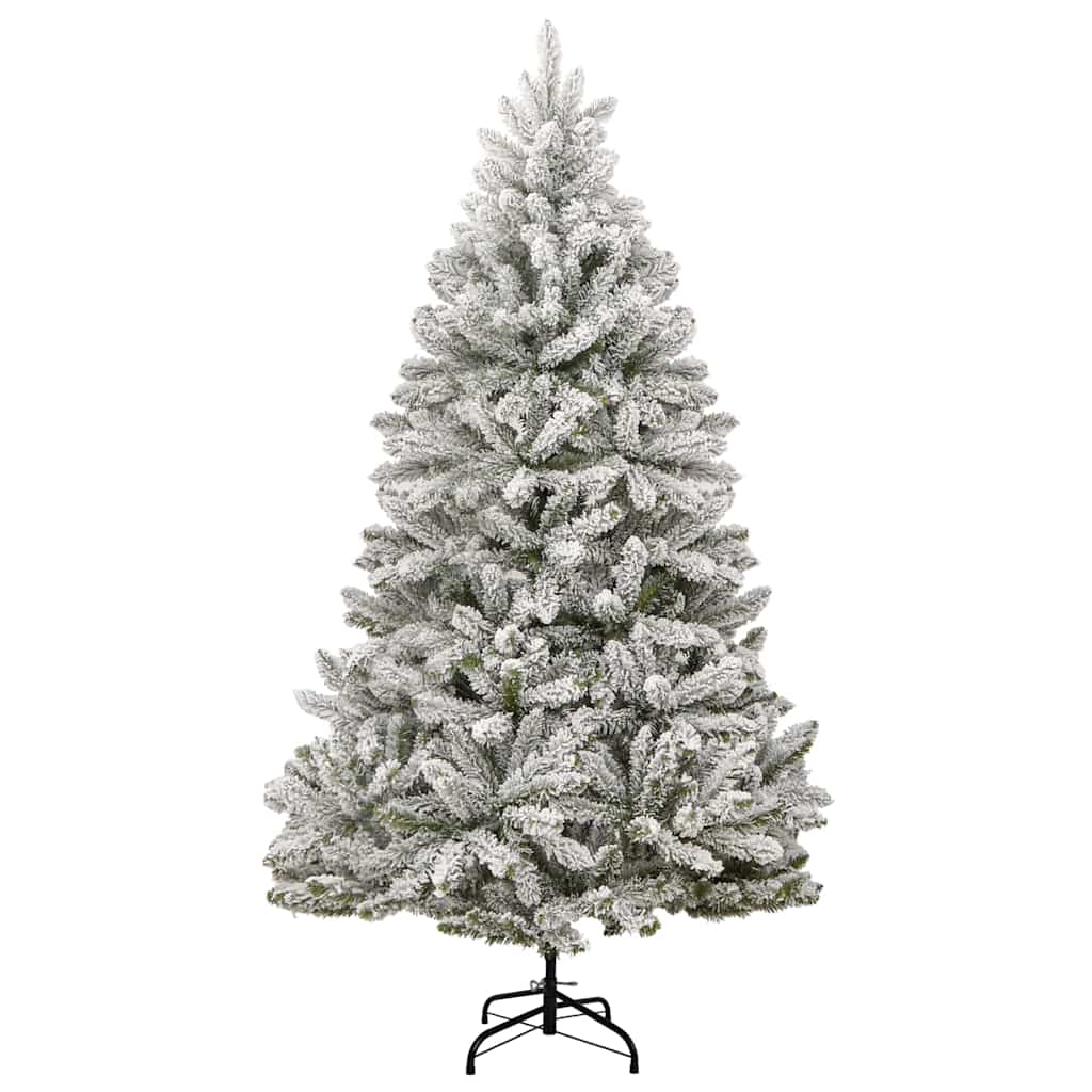 Umjetno božićno drvce Zelena i bijela 180 cm PVC i metal