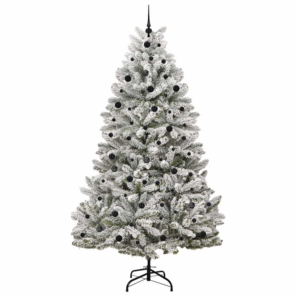 Umjetno božićno drvce Zelena i bijela 240 cm PVC i metal