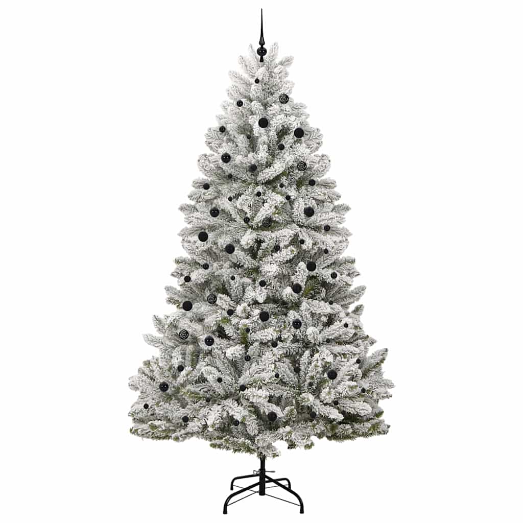 Umjetno božićno drvce Zelena i bijela 300 cm PVC i metal