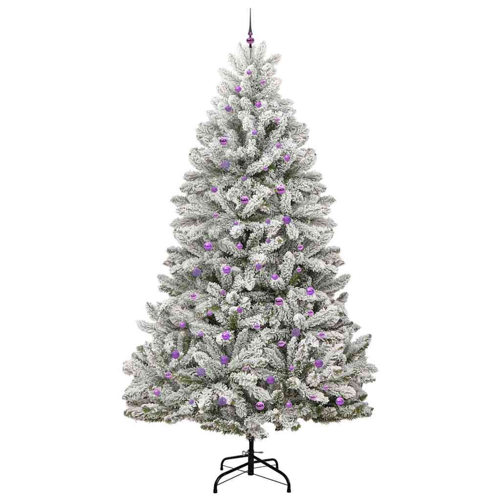 Umjetno božićno drvce Zelena i bijela 300 cm PVC i metal