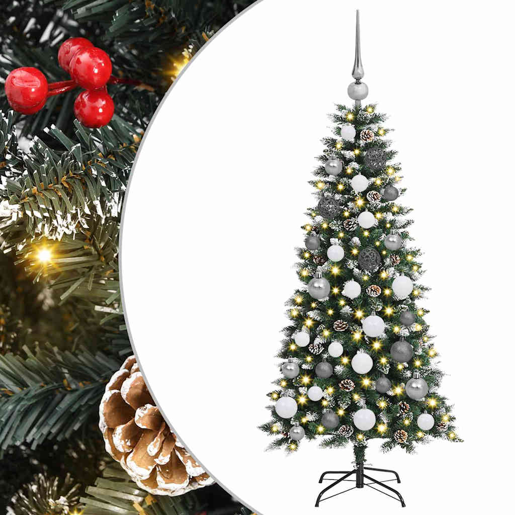 Umjetno božićno drvce Zelena 120 cm PVC, Plastika i Čelik