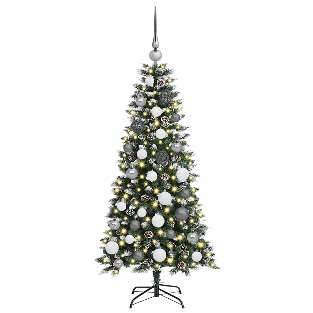 Umjetno božićno drvce Zelena 120 cm PVC, Plastika i Čelik