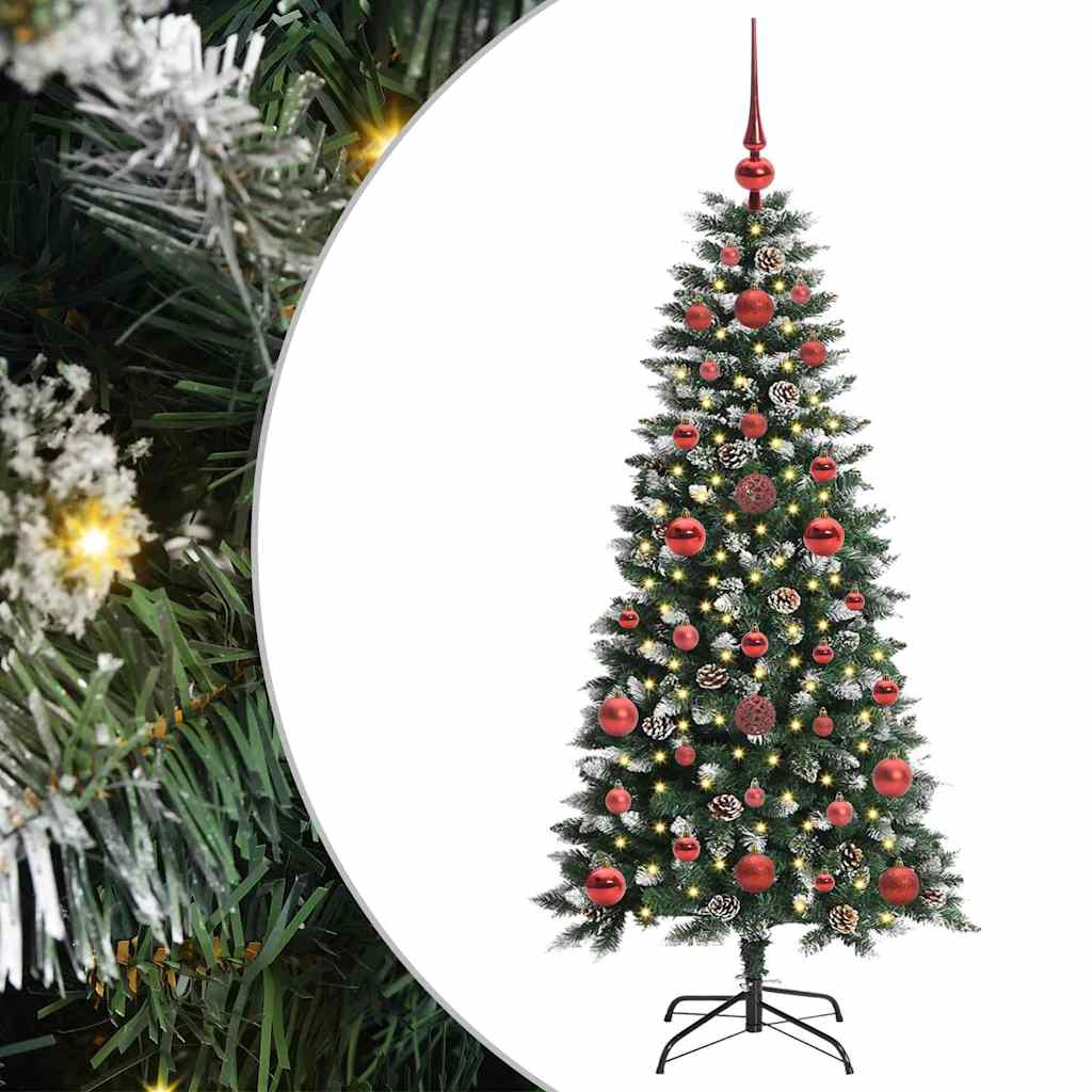 Umjetno božićno drvce Zelena 120 cm PVC, Plastika i Čelik