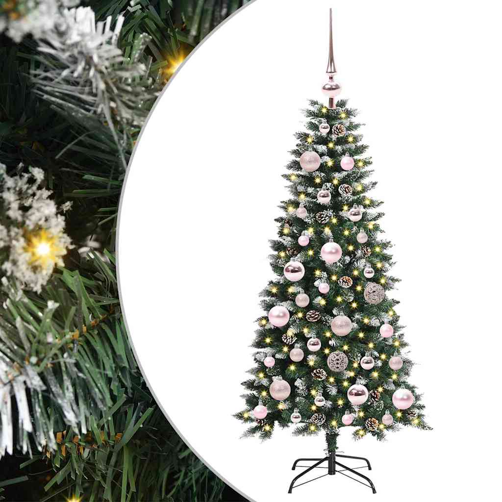 Umjetno božićno drvce Zelena 120 cm PVC, Plastika i Čelik