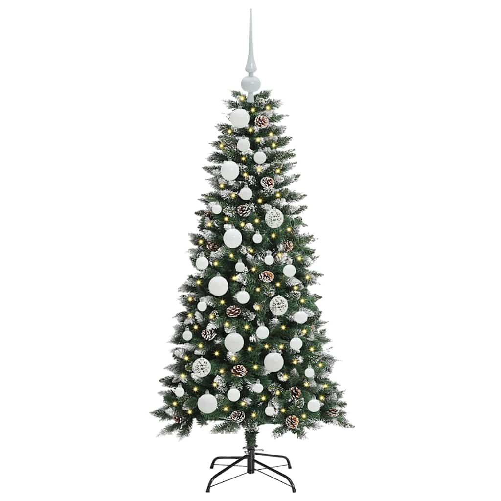 Umjetno božićno drvce Zelena 120 cm PVC, Plastika i Čelik