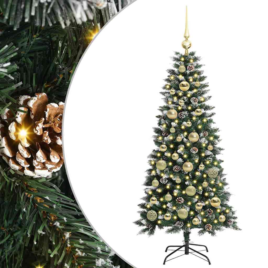 Umjetno božićno drvce Zelena 120 cm PVC, Plastika i Čelik
