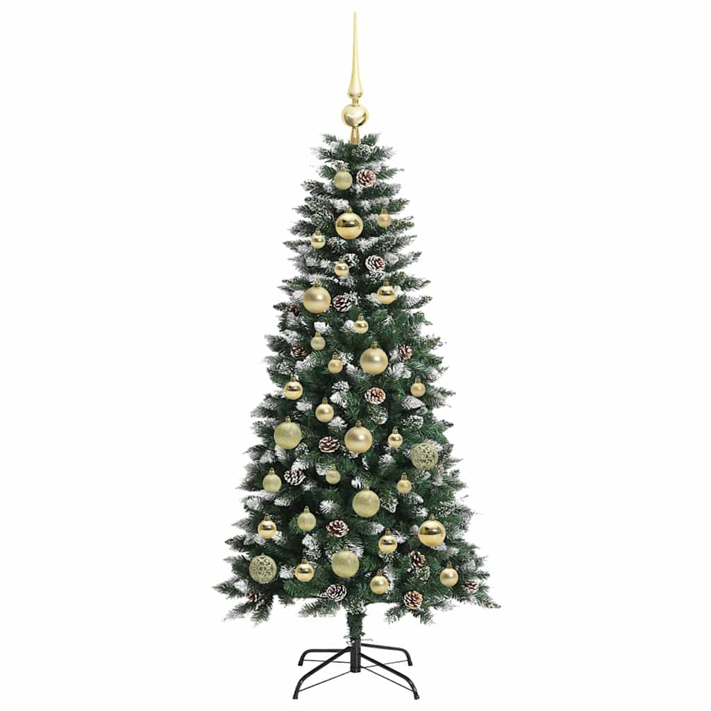 Umjetno božićno drvce Zelena 120 cm PVC, Plastika i Čelik