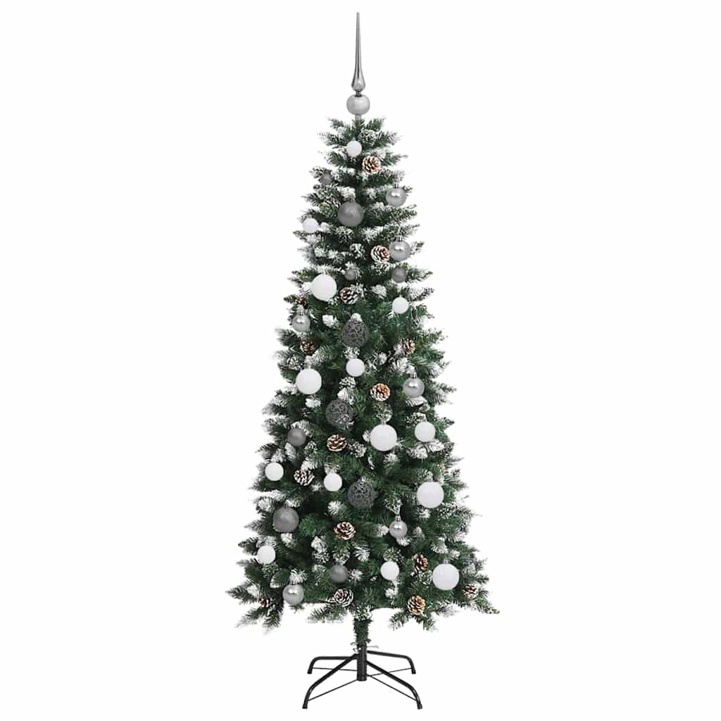 Umjetno božićno drvce Zelena 150 cm PVC, Plastika i Čelik