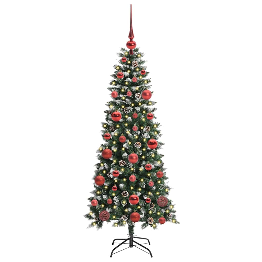 Umjetno božićno drvce Zelena 150 cm PVC, Plastika i Čelik