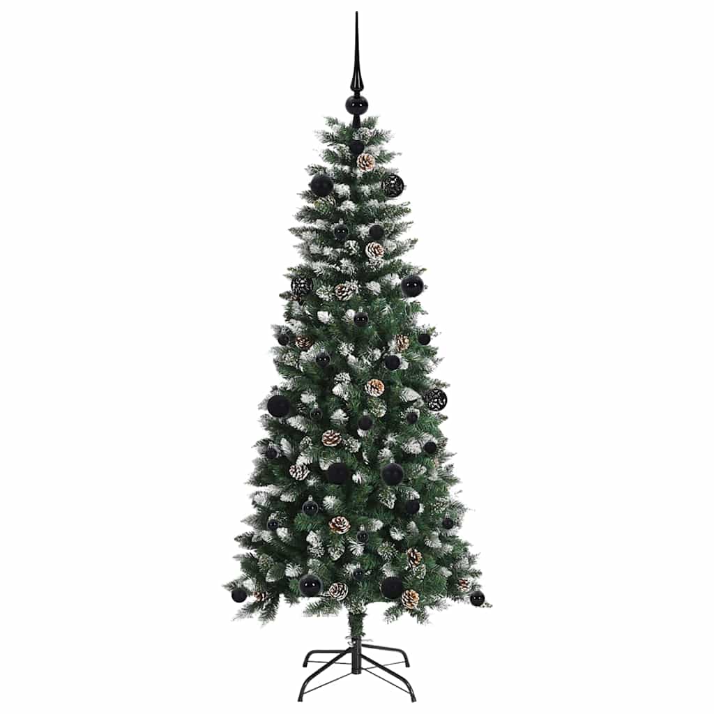 Umjetno božićno drvce Zelena 150 cm PVC, Plastika i Čelik