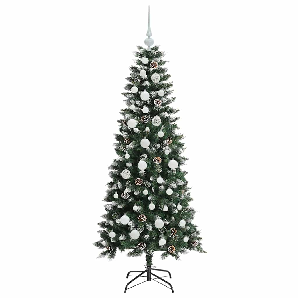 Umjetno božićno drvce Zelena 150 cm PVC, Plastika i Čelik