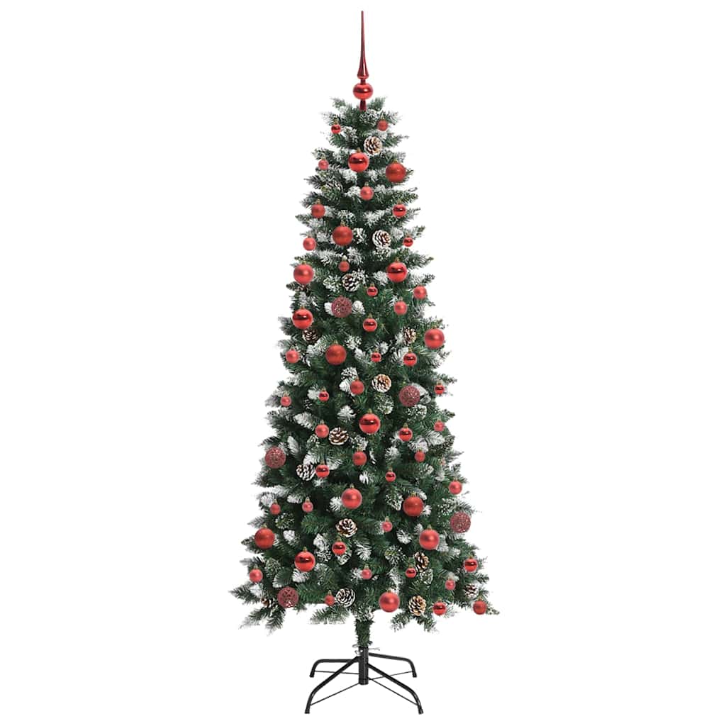 Umjetno božićno drvce Zelena 180 cm PVC, Plastika i Čelik