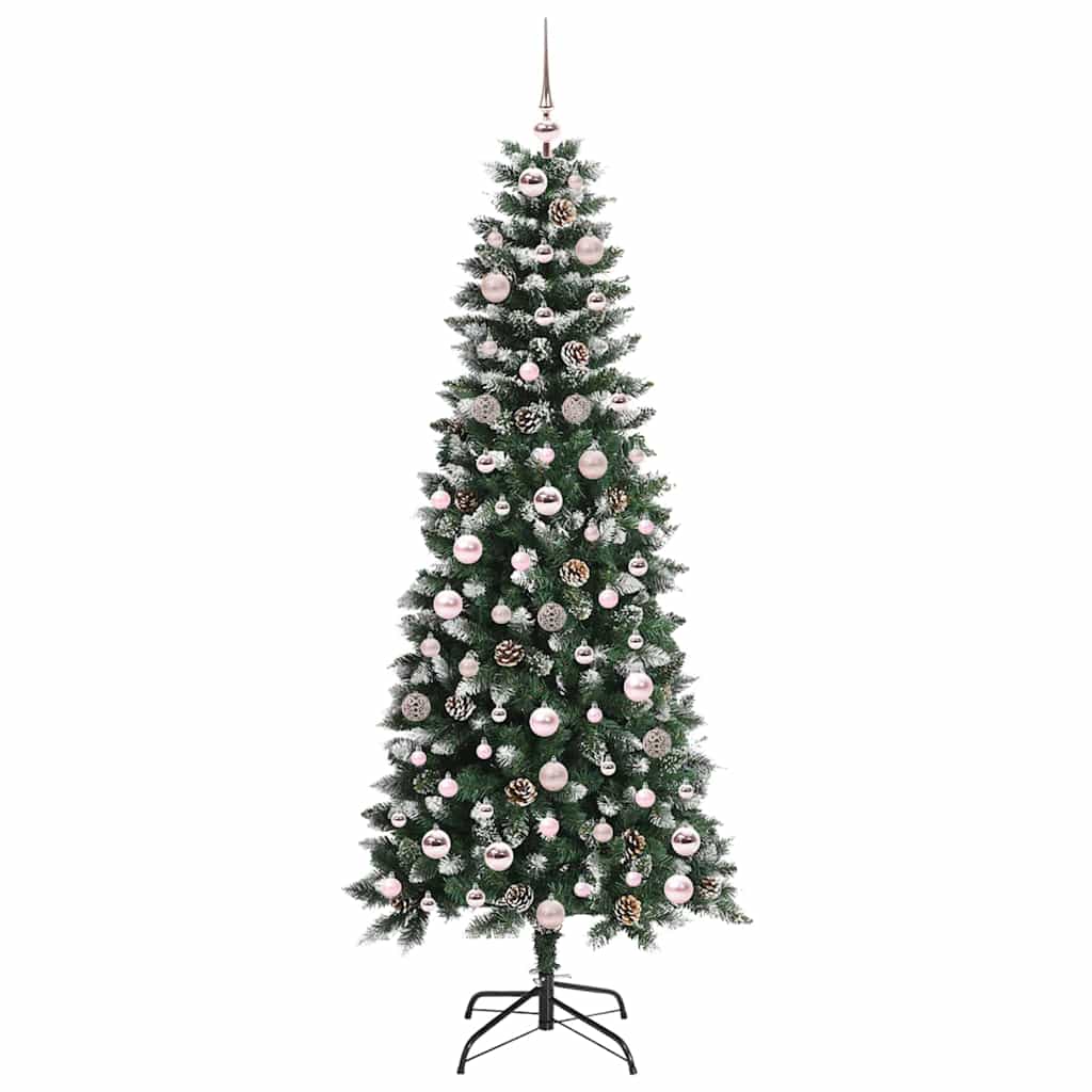 Umjetno božićno drvce Zelena 180 cm PVC, Plastika i Čelik