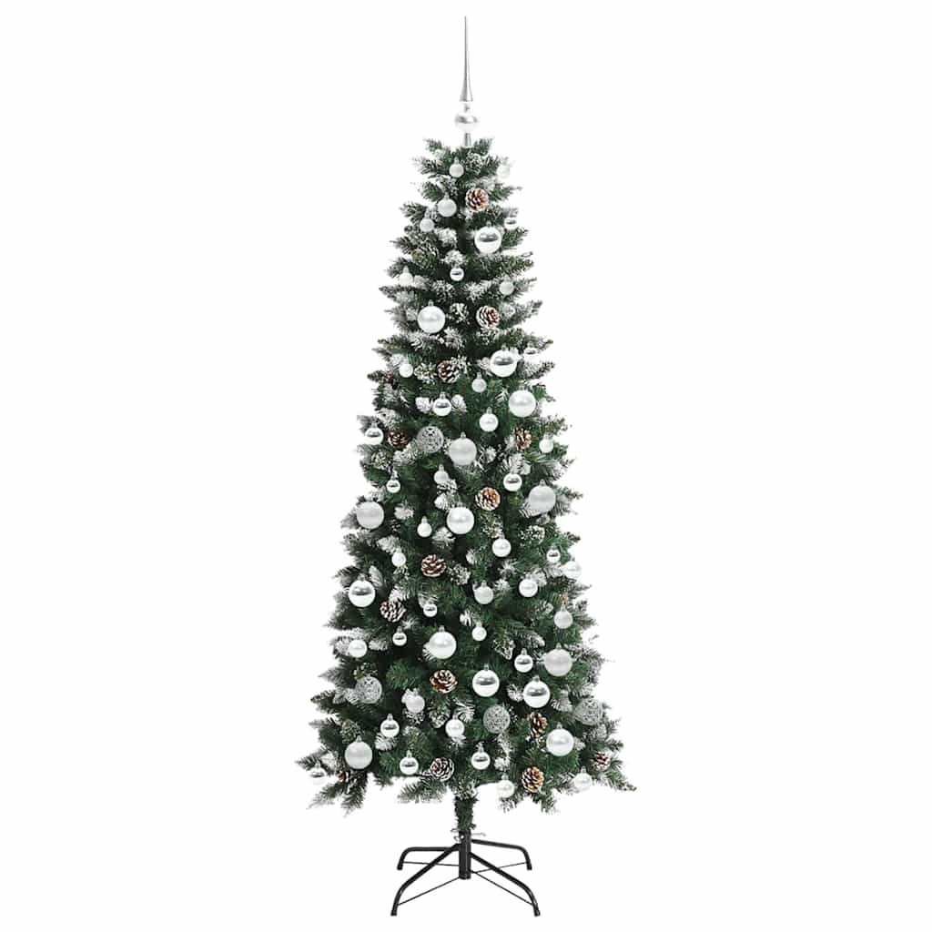 Umjetno božićno drvce Zelena 180 cm PVC, Plastika i Čelik
