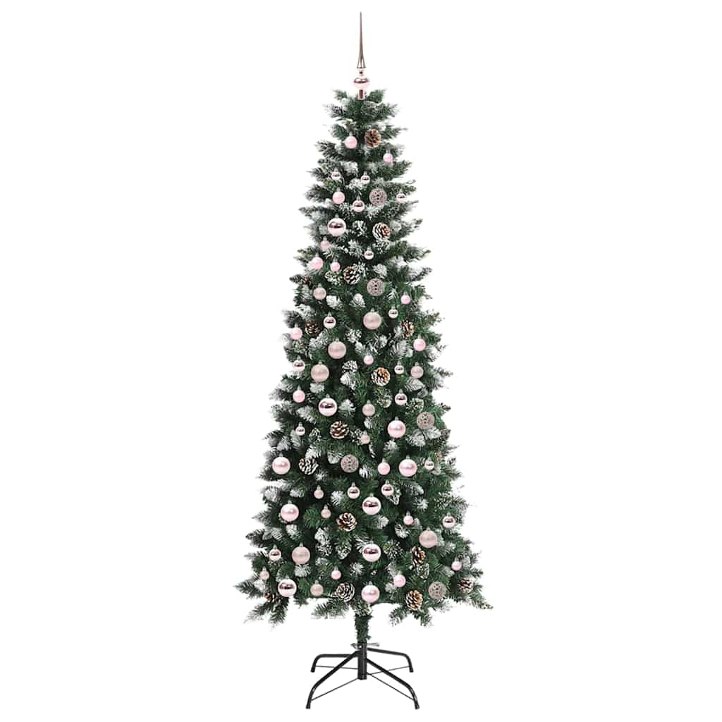 Umjetno božićno drvce Zelena 210 cm PVC, Plastika i Čelik