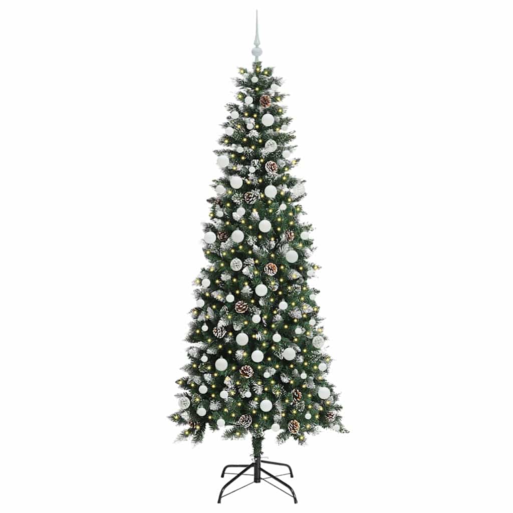 Umjetno božićno drvce Zelena 210 cm PVC, Plastika i Čelik