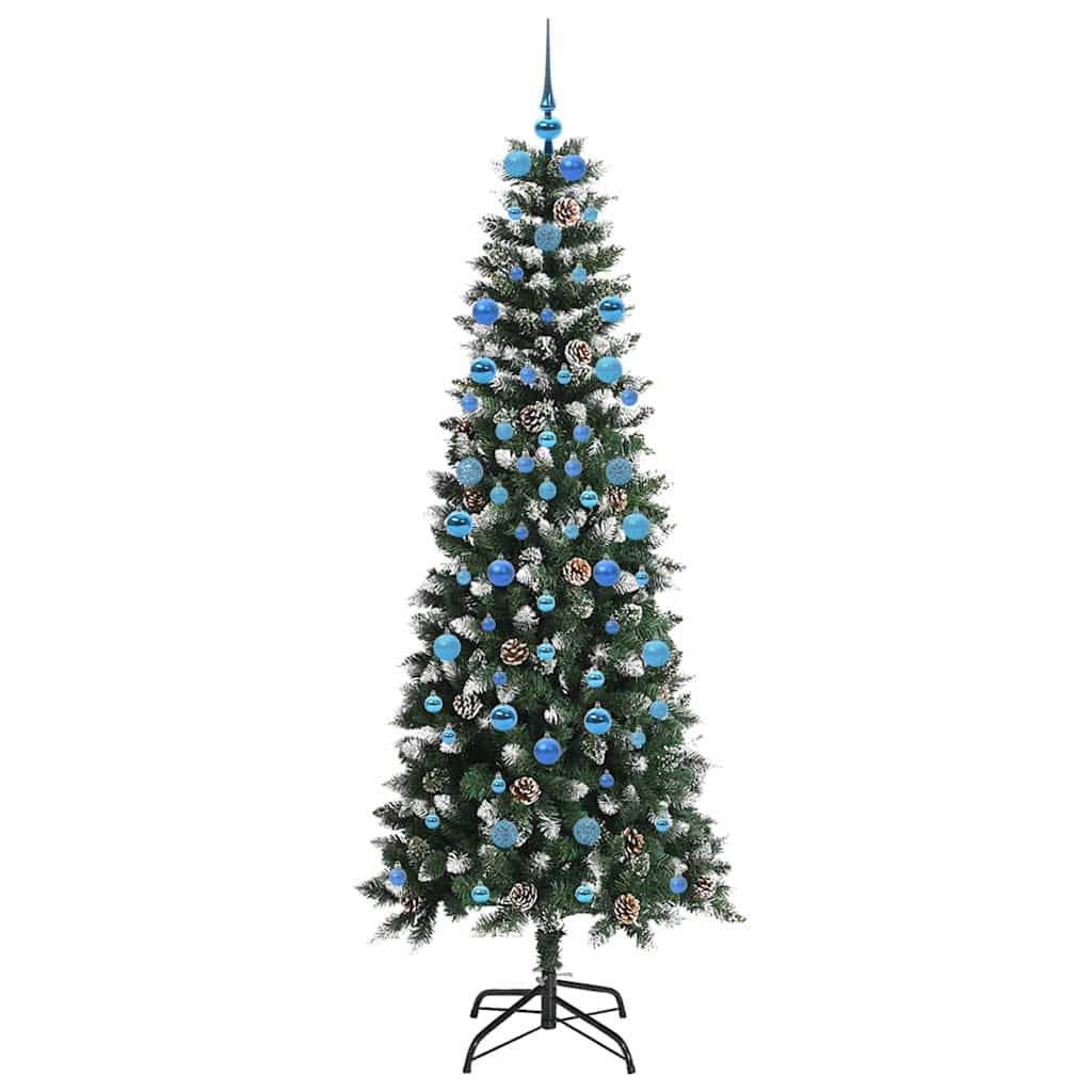 Umjetno božićno drvce Zelena 210 cm PVC, Plastika i Čelik