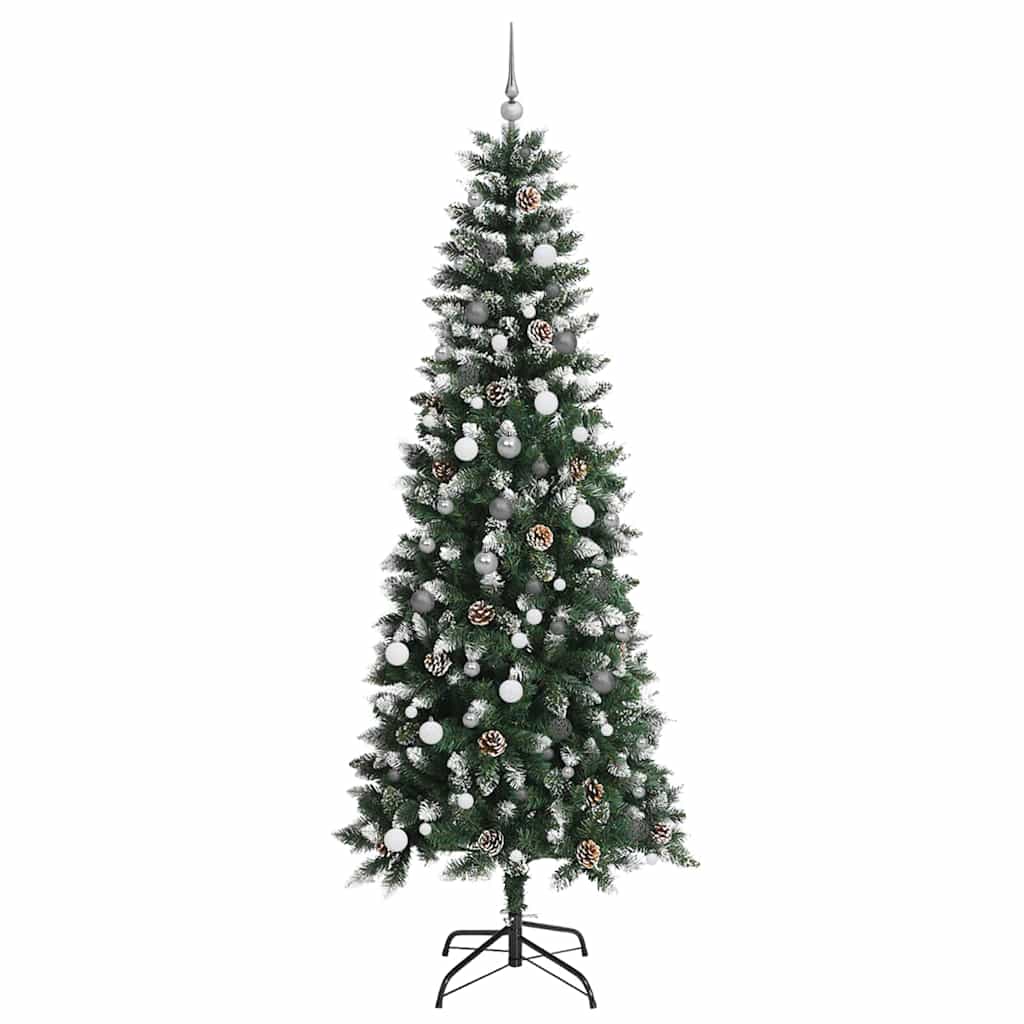 Umjetno božićno drvce Zelena 240 cm PVC, Plastika i Čelik