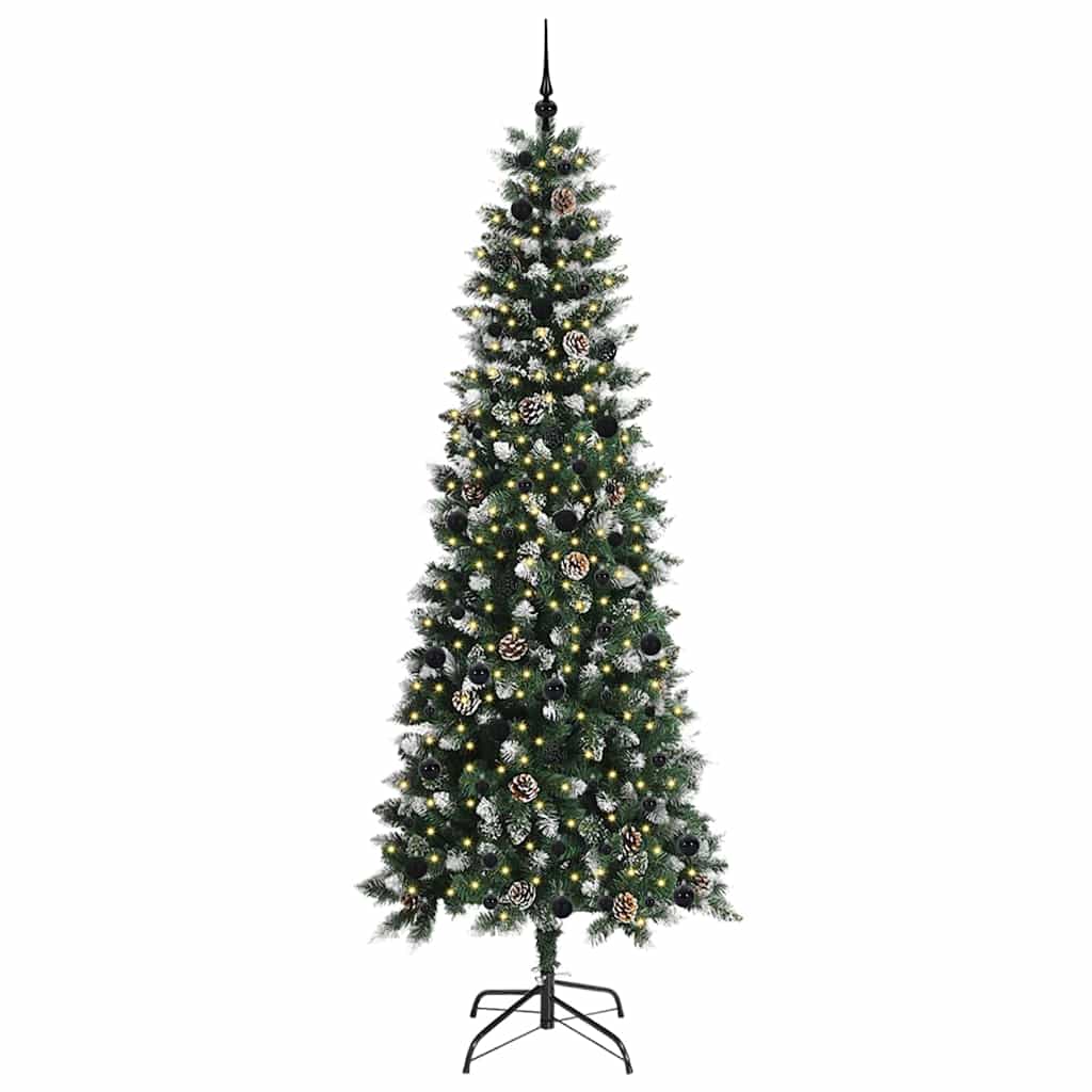 Umjetno božićno drvce Zelena 240 cm PVC, Plastika i Čelik