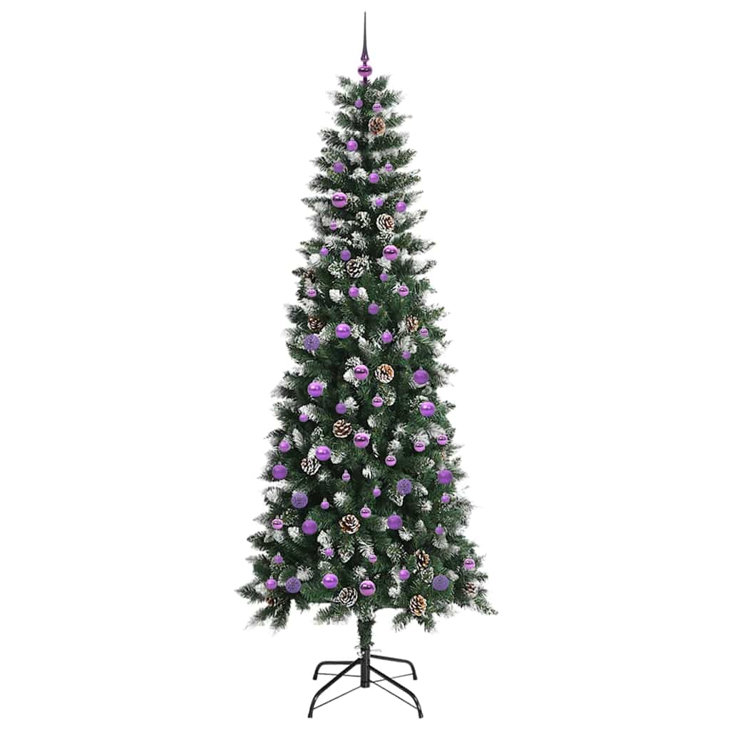 Umjetno božićno drvce Zelena 240 cm PVC, Plastika i Čelik