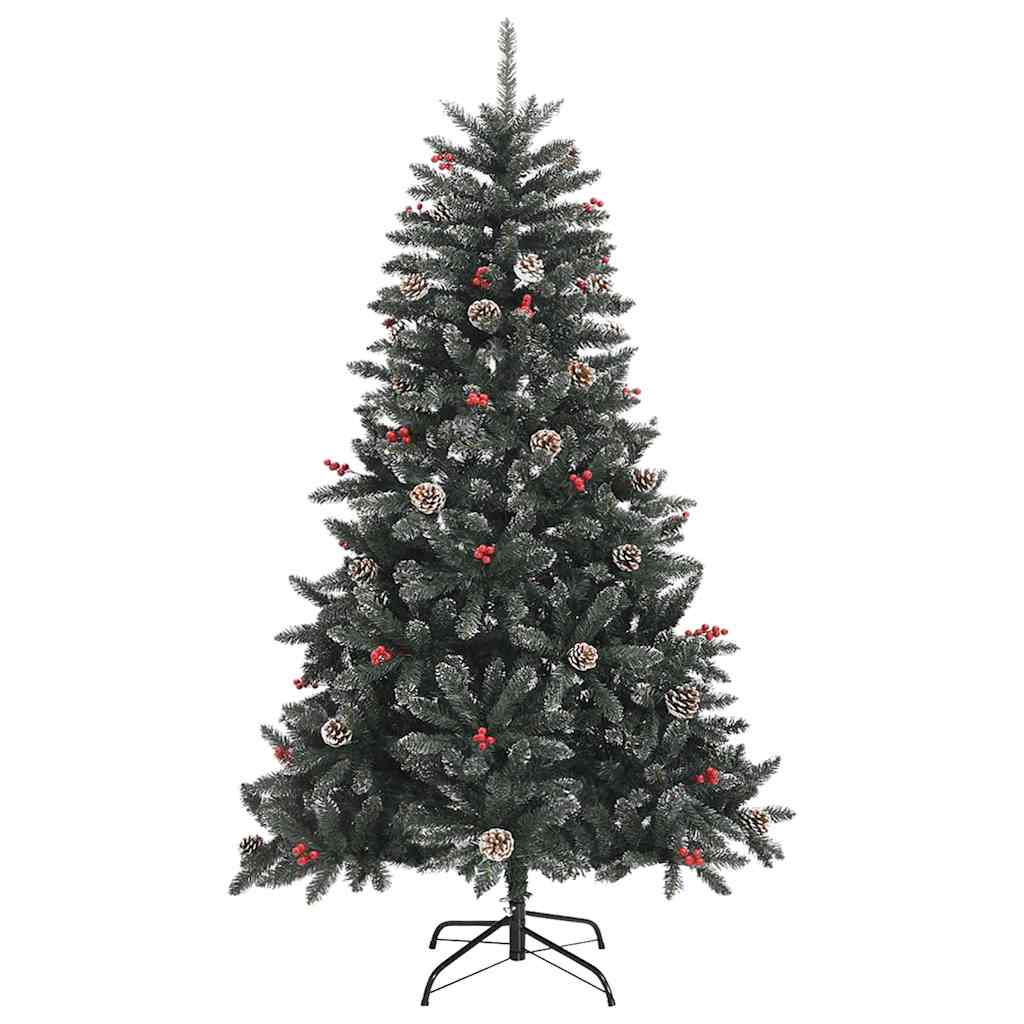 Umjetno božićno drvce Zelena 180 cm PVC, Plastika i Čelik