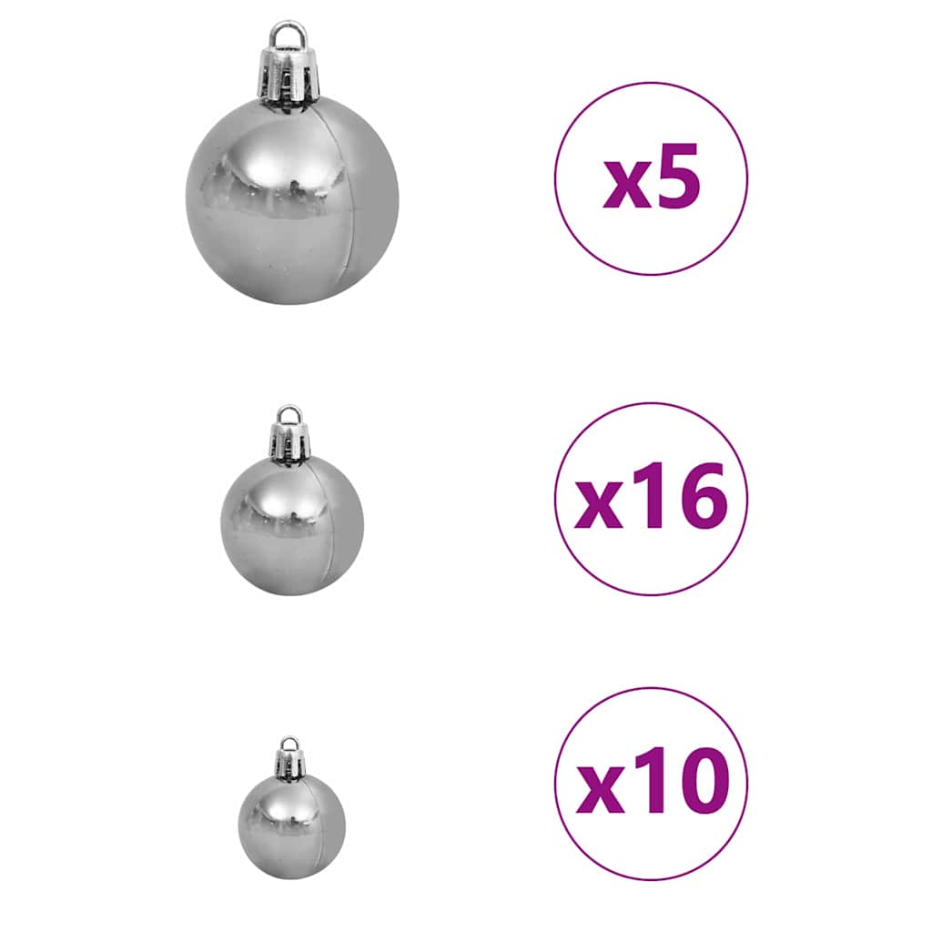 Umjetno božićno drvce Zelena 180 cm PVC, Plastika i Čelik