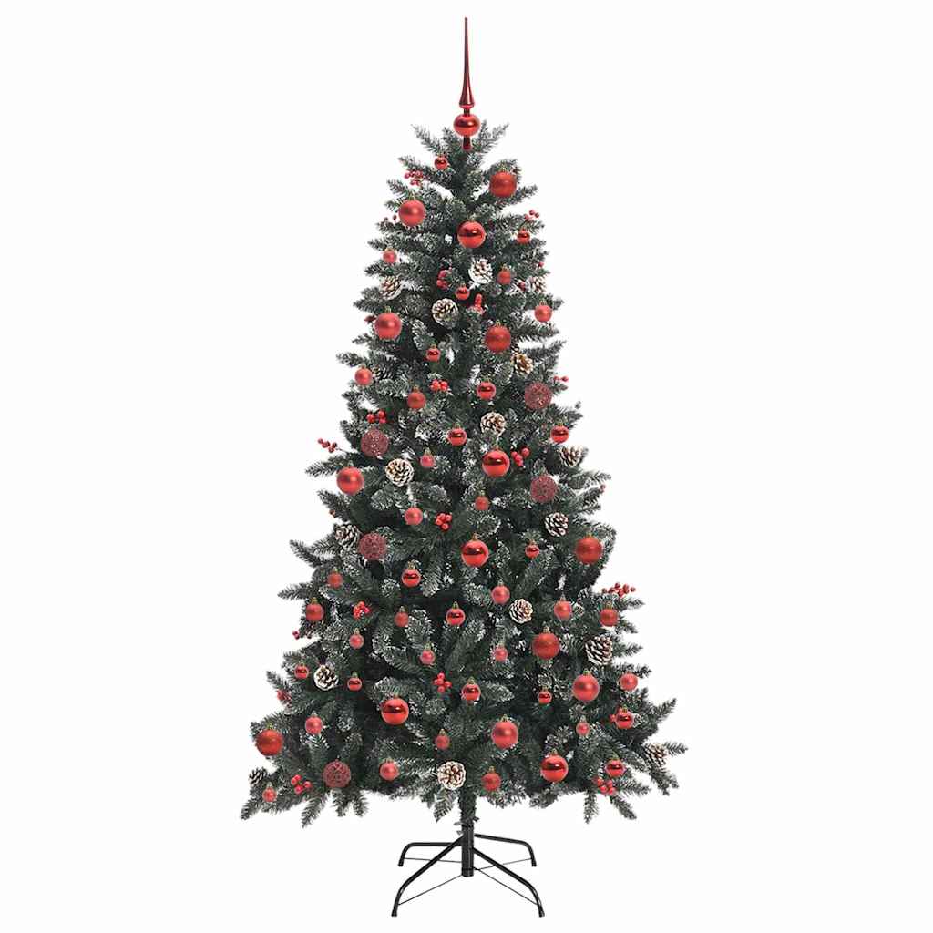 Umjetno božićno drvce Zelena 180 cm PVC, Plastika i Čelik