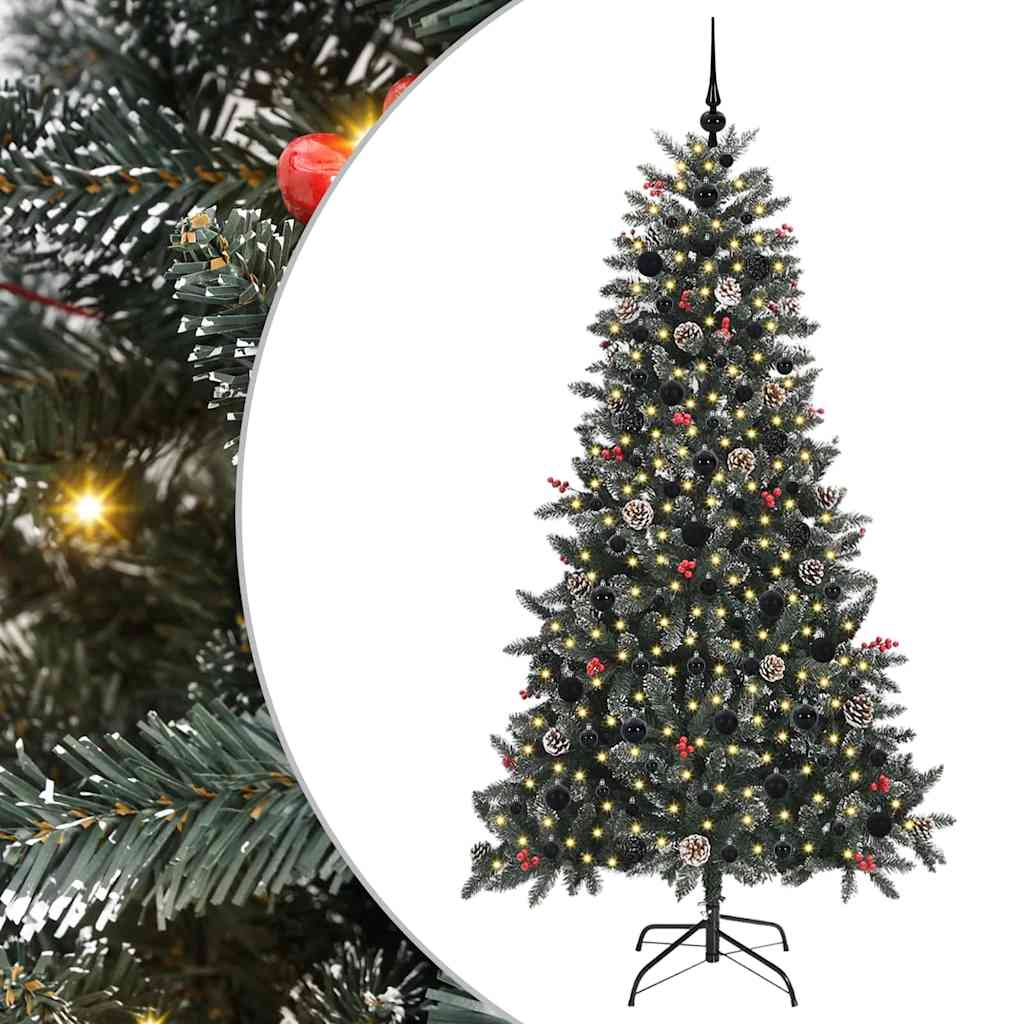 Umjetno božićno drvce Zelena 180 cm PVC, Plastika i Čelik