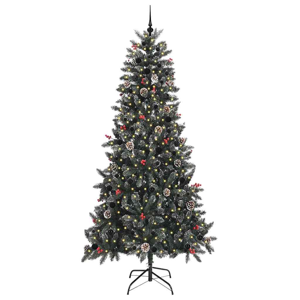 Umjetno božićno drvce Zelena 240 cm PVC, Plastika i Čelik