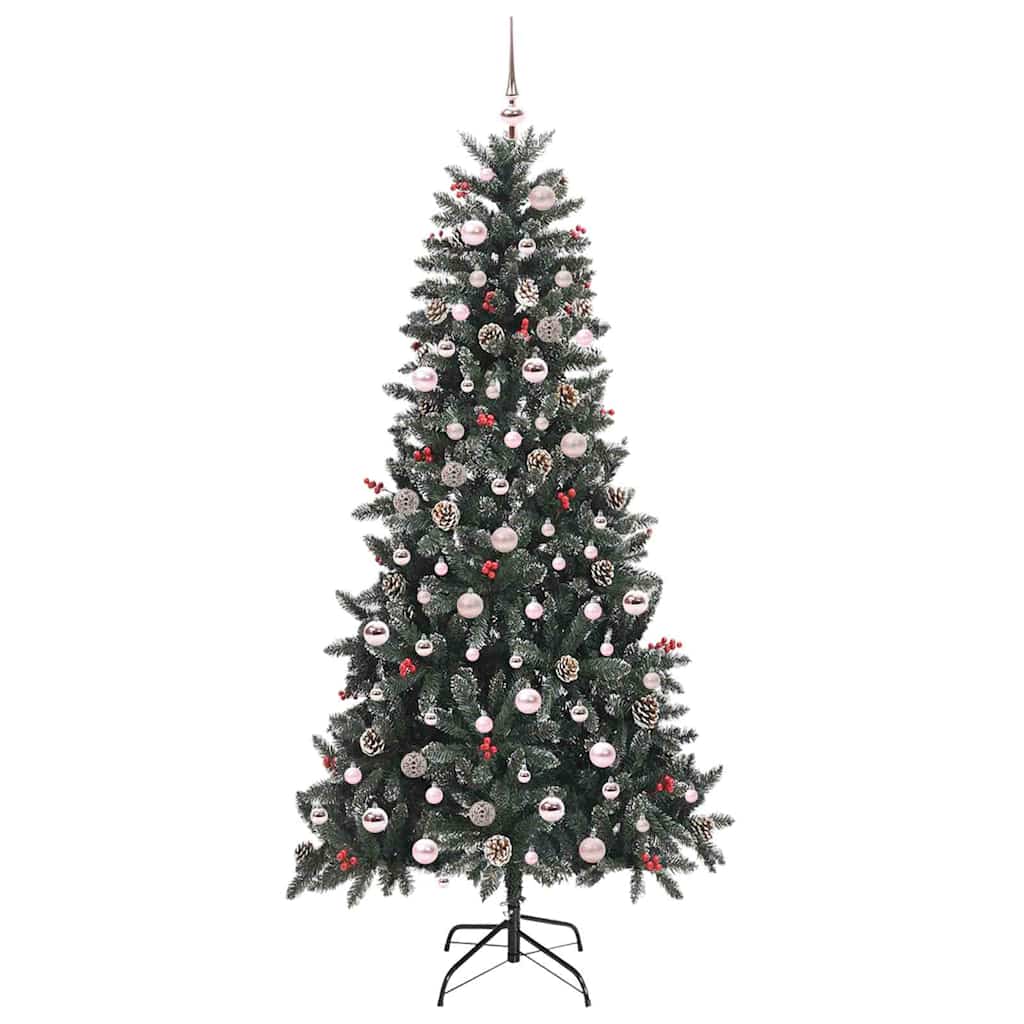 Umjetno božićno drvce Zelena 240 cm PVC, Plastika i Čelik